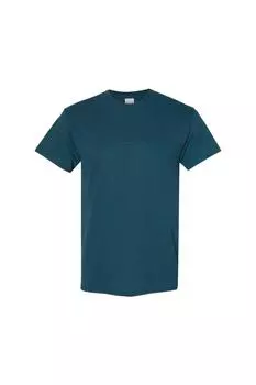 Футболка из плотного хлопка с короткими рукавами Gildan, синий