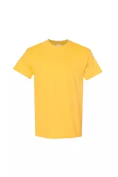 Футболка из плотного хлопка с короткими рукавами (5 шт.) Gildan, желтый