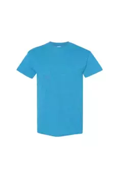 Футболка из плотного хлопка с короткими рукавами (5 шт.) Gildan, синий