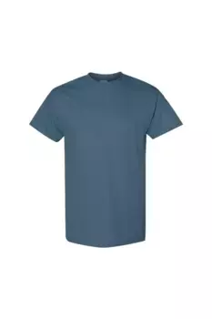 Футболка из плотного хлопка с короткими рукавами (5 шт.) Gildan, синий