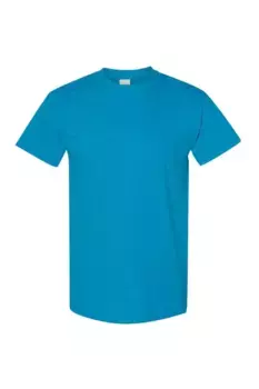 Футболка из плотного хлопка с короткими рукавами Gildan, синий