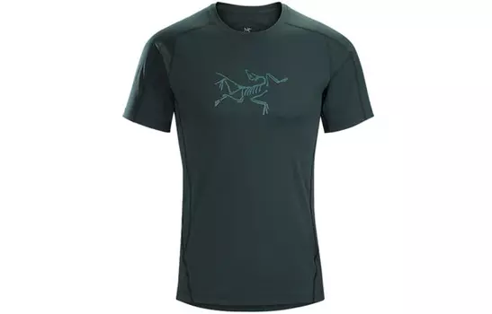 Футболка из серии Ionia Merino Wool для мужчин Arcteryx, темно-зеленый