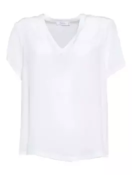 Футболка из шелка Barba, белый