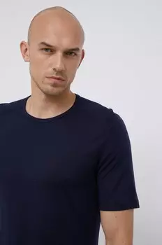 Футболка из шерсти Icebreaker, темно-синий