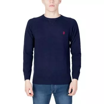 Футболка из синей шерсти U.S. Polo Assn.