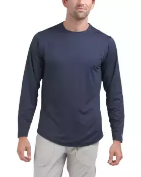 Футболка из смеси активного полиэстера Kenneth Cole, темно-синий