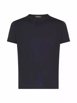 Футболка из смеси хлопка и шёлка Loro Piana