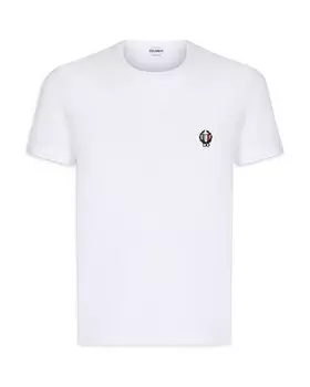 Футболка из смеси хлопка с круглым вырезом Dolce & Gabbana, цвет White