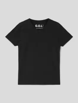 Футболка из смесового хлопка G.O.L., черный