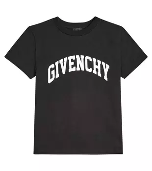 Футболка из смесового хлопка Givenchy, черный
