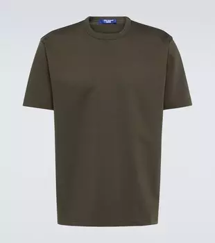 Футболка из смесового хлопка Junya Watanabe, зеленый