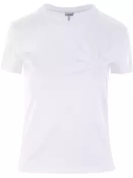 Футболка из смесового хлопка LOEWE, белый