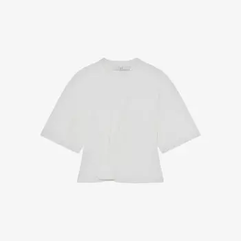 Футболка из смесового хлопка с завязкой Garcia Iro, цвет whi01