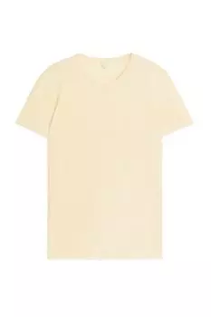 Футболка из смесового льна Arket, желтый