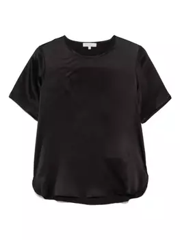 Футболка из смесового шелка Antonelli, черный