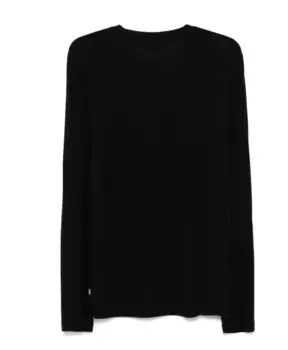 Футболка из смесовой шерсти стандартный крой. Hugo Boss, черный