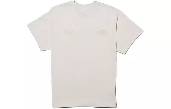 Футболка из совместной коллекции Kaws X KAWS, цвет унисекс, серый/белый The North Face, серый