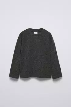 Футболка из ткани Soft Touch ZARA, серый
