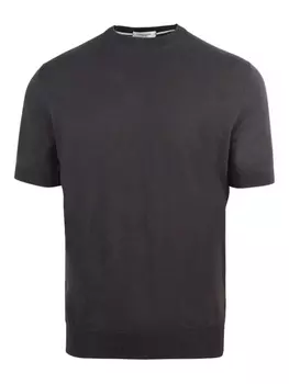 Футболка из тонкого хлопка Paolo Pecora, коричневый