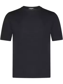 Футболка из тонкой вязки FRANZESE COLLECTION, черный