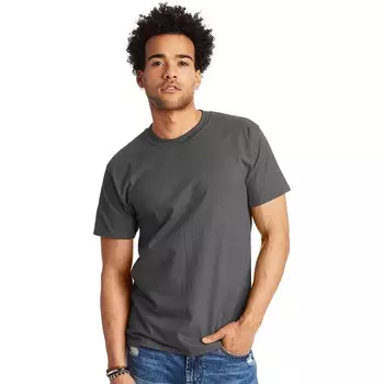 Футболка из тяжелого хлопка Big & Tall Hanes Beefy-T, цвет Smoke Gray