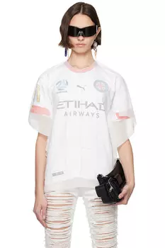 Футболка из трикотажа с принтом в стиле fused Prototypes, мультиколор