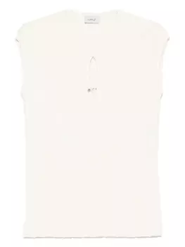 Футболка из трикотажного полотна в рубчик MRZ, нейтральный