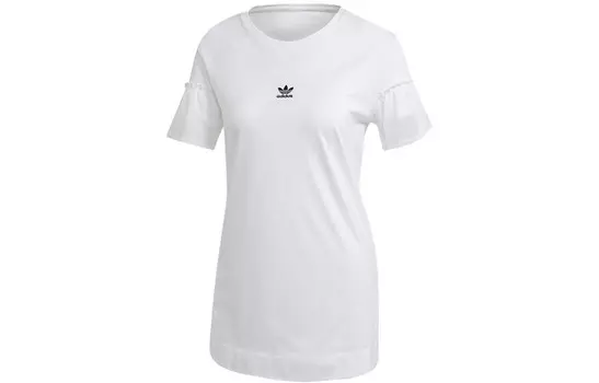 Футболка из тюля женская белая Adidas Originals