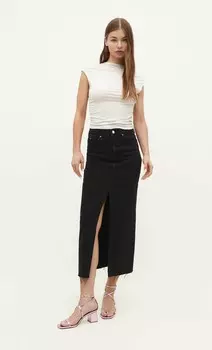 Футболка из вискозы Stradivarius, цвет камня