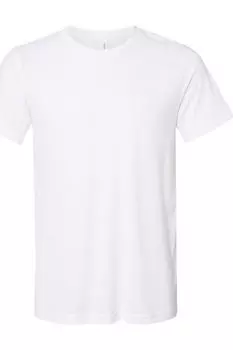 Футболка из замши BELLA + CANVAS, цвет solid white blend