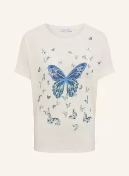 Футболка из жоржета Gerard Darel, синий