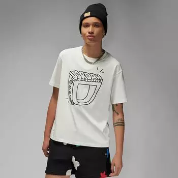 Футболка J FLIGHT GF T-Shirt AS WOMENS Jordan, цвет Beige
