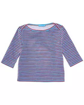 Футболка J.McLaughlin Mi ion Stripe Mavis, синий