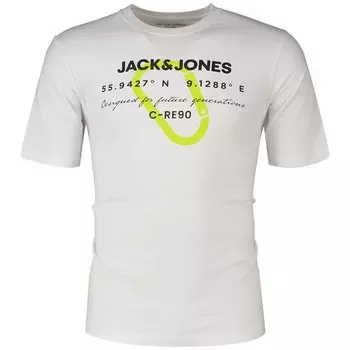 Футболка Jack & Jones 12259901 Text, белый