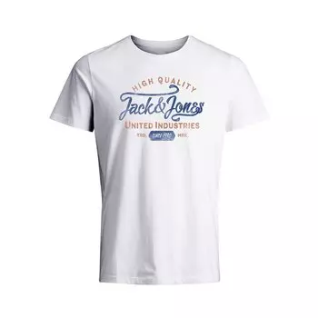Футболка Jack & Jones 12261636 Blulouie, белый