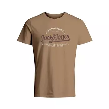 Футболка Jack & Jones 12261636 Blulouie, коричневый