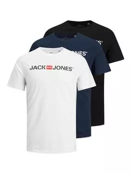 Футболка Jack & Jones 3er Pack, белый