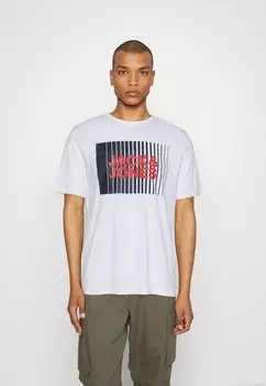 Футболка Jack & Jones JJECORP LOGO PLAY SS O NECK, цвет White