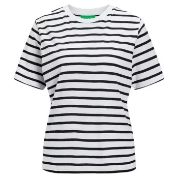 Футболка Jack & Jones Anna Regular Every Stripe JJXX, белый