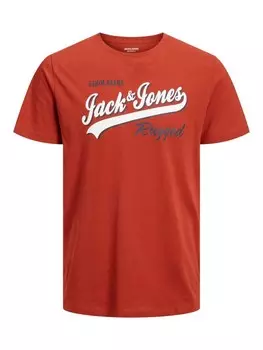 Футболка JACK & JONES, апельсин