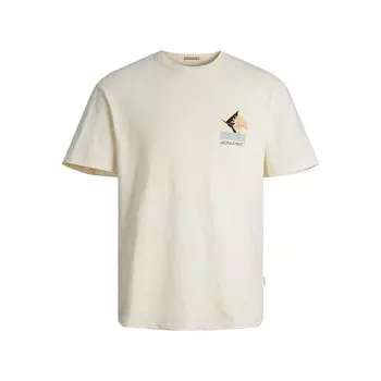 Футболка Jack & Jones Aruba Chest Emb, бежевый