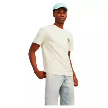 Футболка Jack & Jones Aruba Chest Emb, бежевый