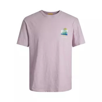 Футболка Jack & Jones Aruba Chest Emb, фиолетовый