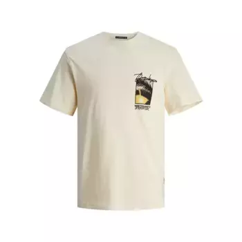 Футболка Jack & Jones Aruba Photo, бежевый