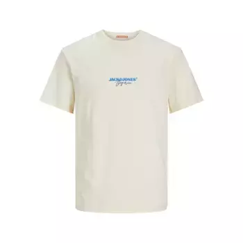 Футболка Jack & Jones Aruba Puff Branding, бежевый