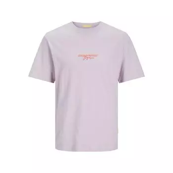 Футболка Jack & Jones Aruba Puff Branding, фиолетовый