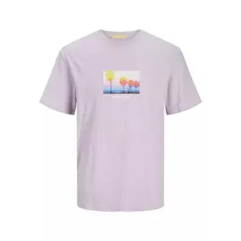 Футболка Jack & Jones Aruba Small Photo, фиолетовый