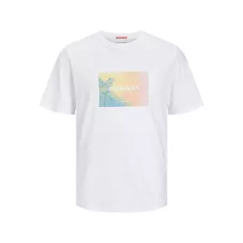 Футболка Jack & Jones Aruba Sunset Branding sleeveless T-shirt, белый