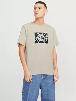 Футболка Jack & Jones, бежевый