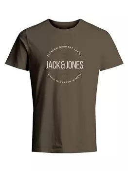Футболка Jack & Jones Blaaston, хаки